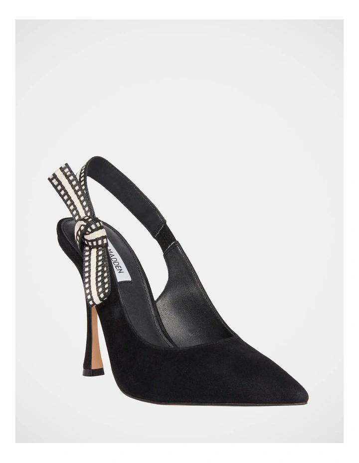 Bri Dress Heels in Black Suede image 2