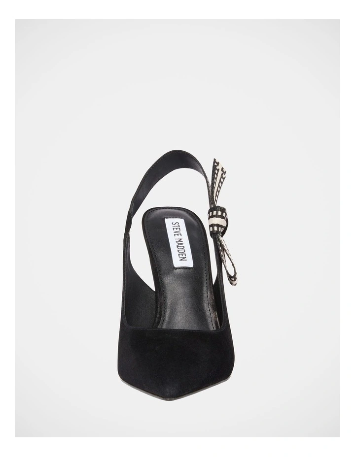 Bri Dress Heels in Black Suede image 3