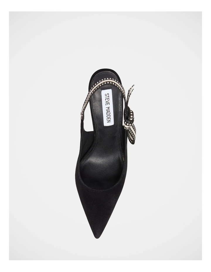 Bri Dress Heels in Black Suede image 4
