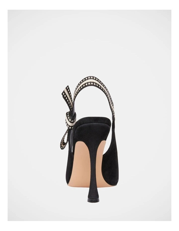 Bri Dress Heels in Black Suede image 6