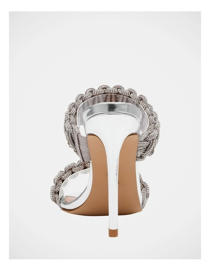 Theresia Dress Heels in Silver image 6