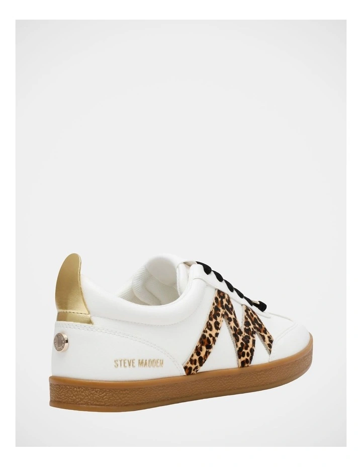 Degree Sneakers in White/Leopard image 5