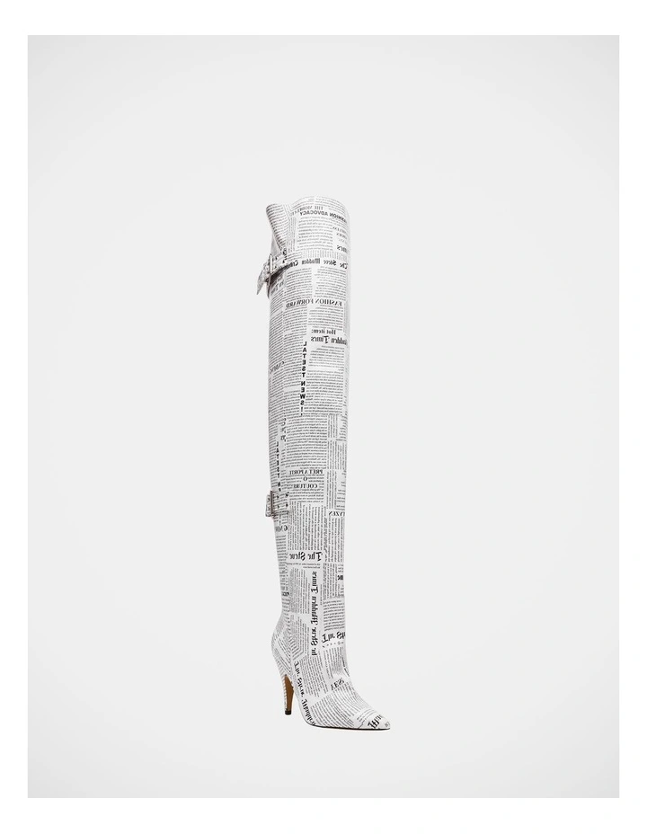 Baddie Boots in White image 2