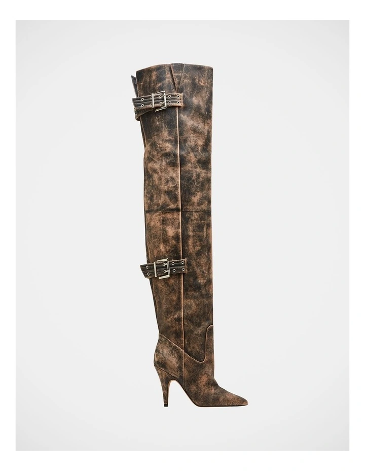 Baddie Boots in Brown image 1