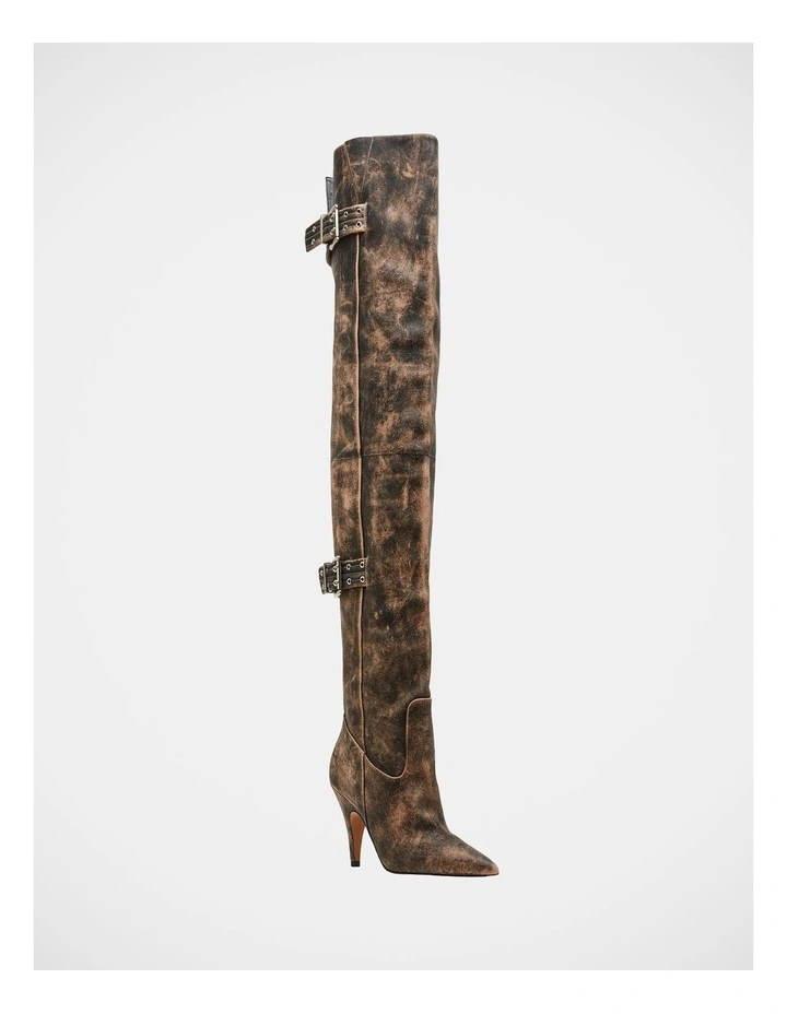 Baddie Boots in Brown image 2