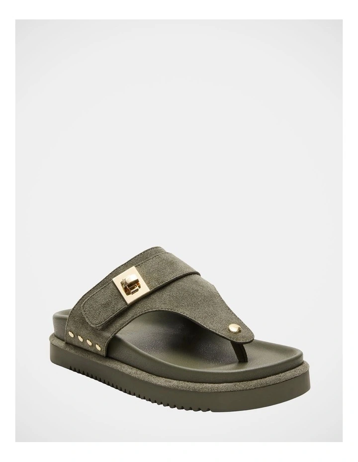 Thona Sandals in Olive image 2