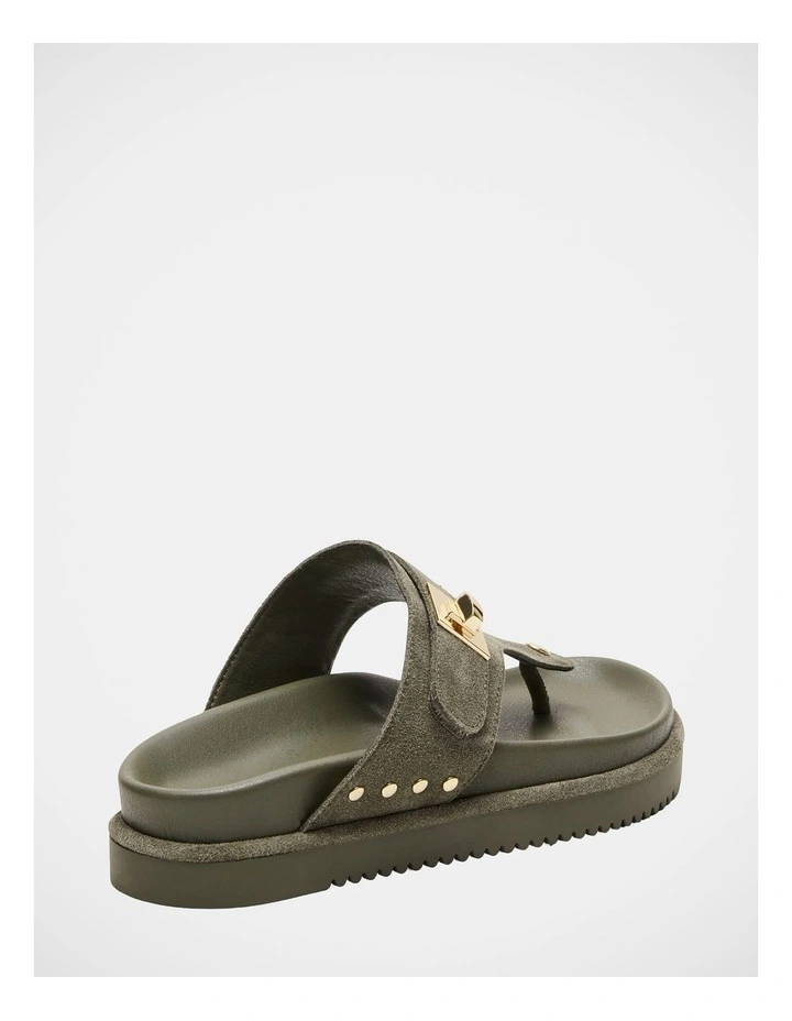 Thona Sandals in Olive image 4