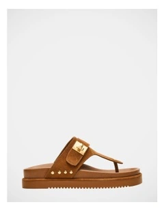 Thona Sandals in Chestnut
