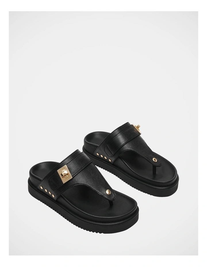Thona Sandals in Black image 2