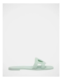 Jellie Sandals in Light Green