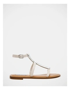 Alma Sandals in Bone