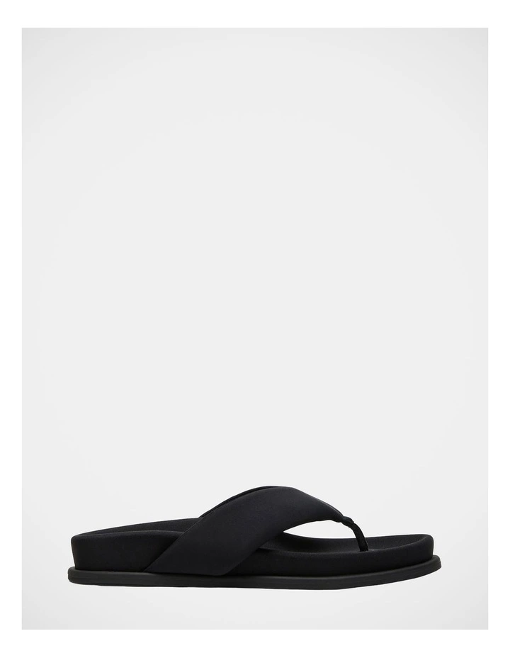 Zinnia Thong Sandals in Black image 1
