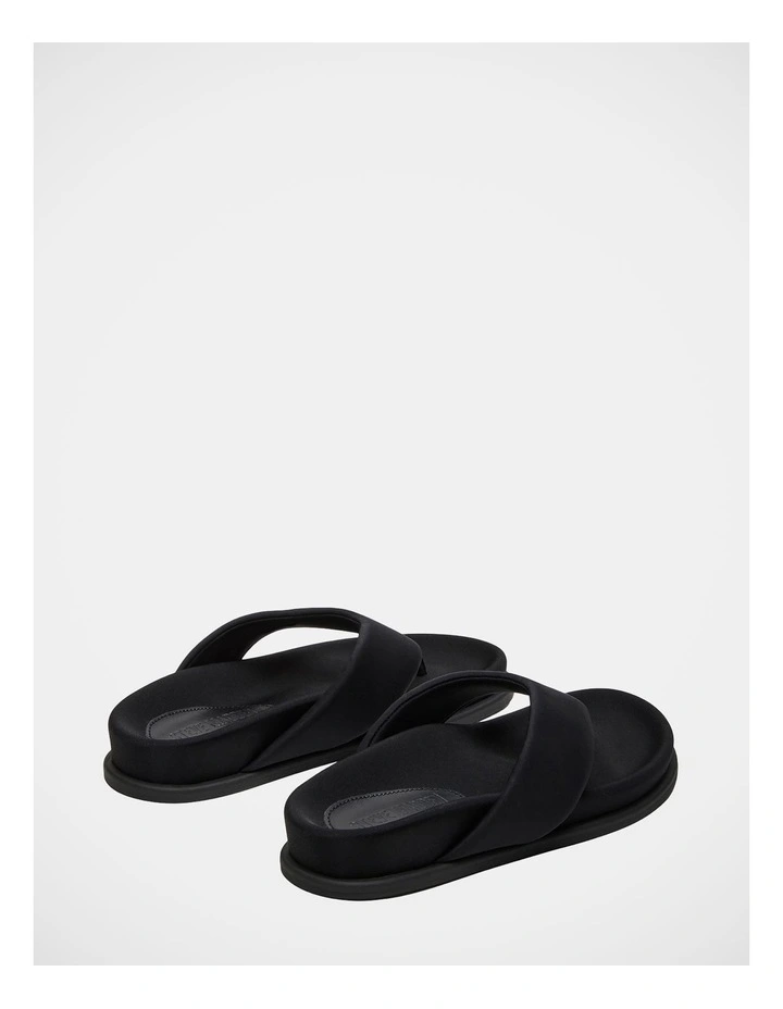 Zinnia Thong Sandals in Black image 4