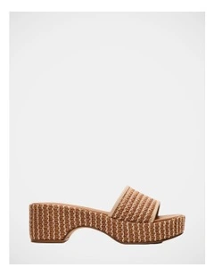Cosima Sandals in Natural Raffia