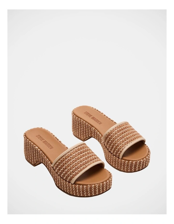 Cosima Sandals in Natural Raffia image 2