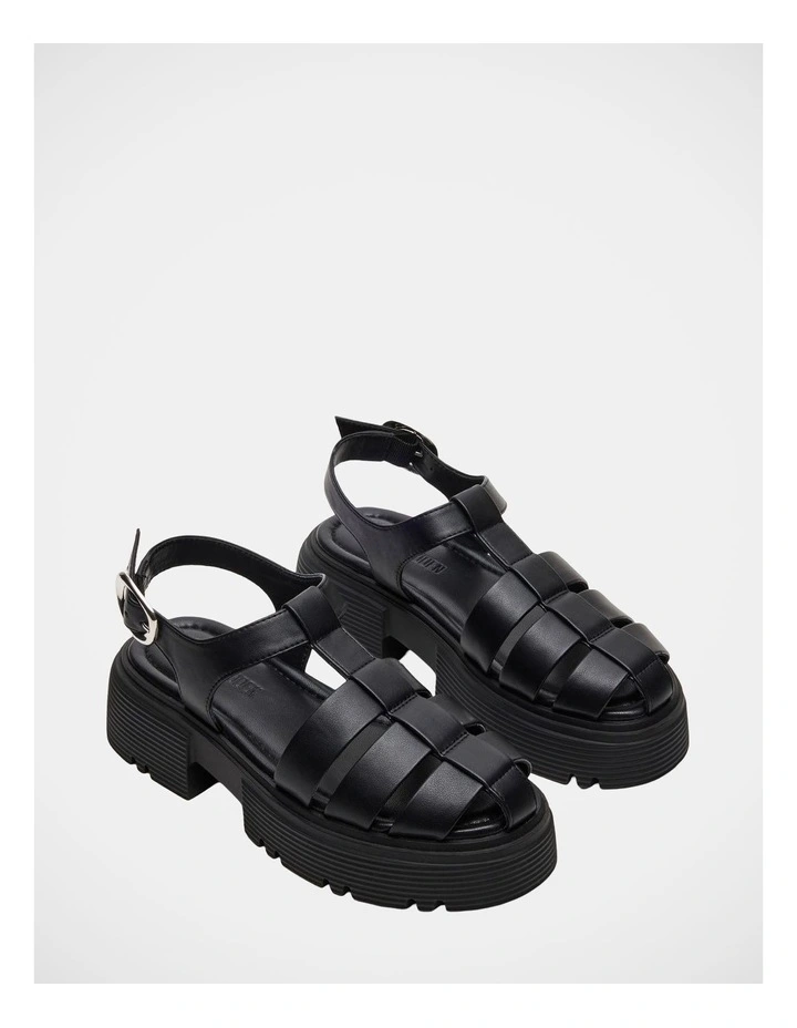 Bass Sandals in Black image 2