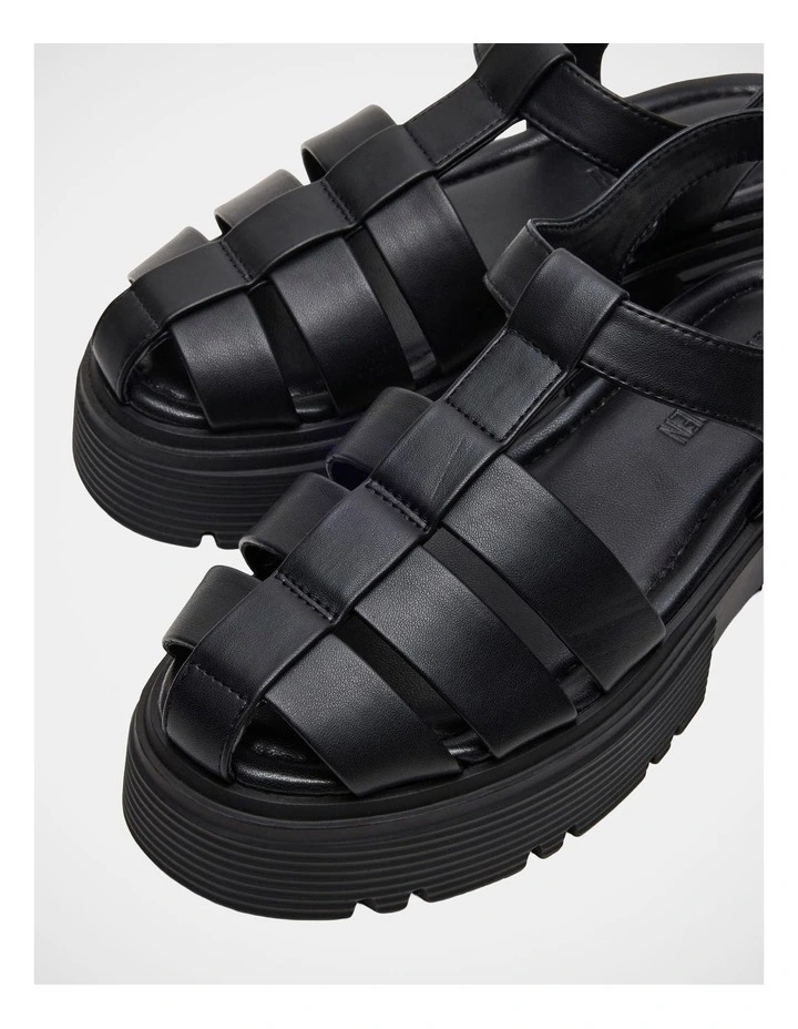 Bass Sandals in Black image 4