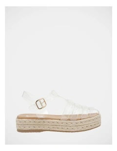 Marlin Sandals in Clear
