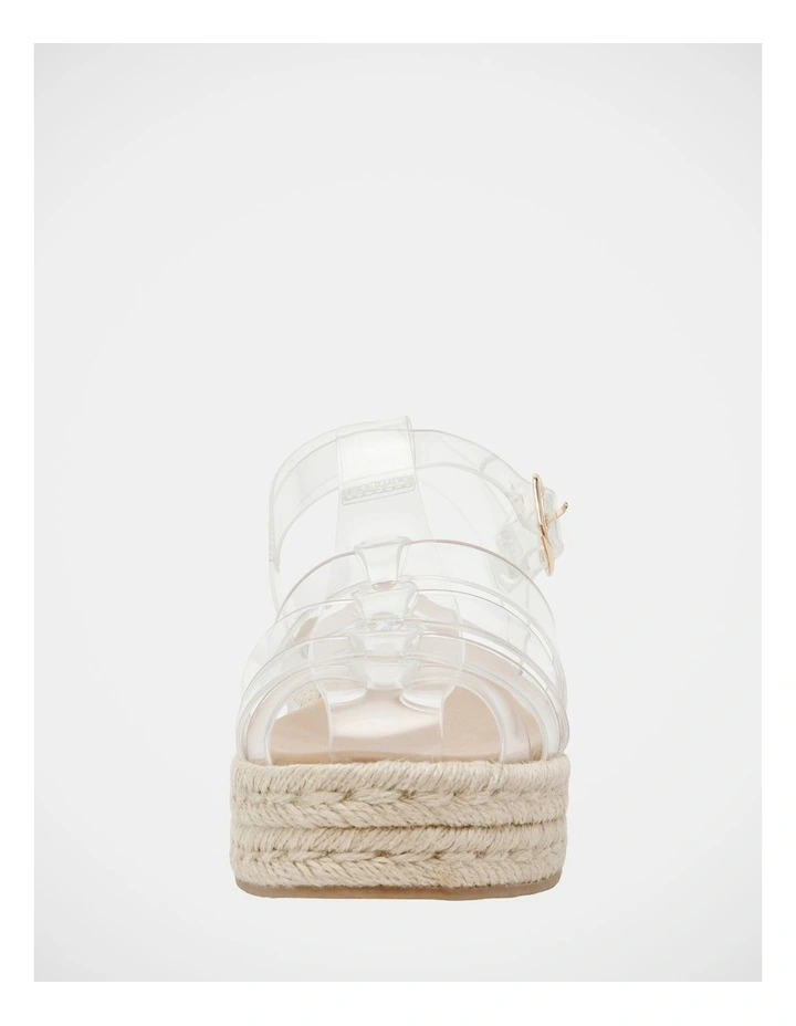 Marlin Sandals in Clear image 3