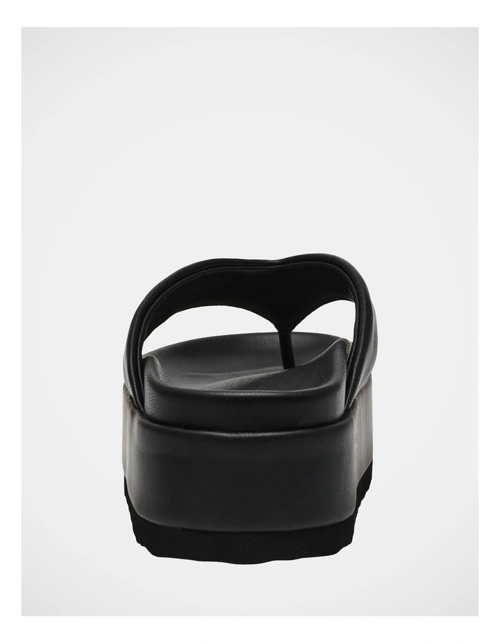 Blackout Thong Sandals in Black image 6