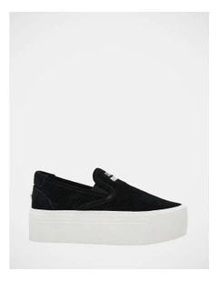 Clifftop Sneakers in Black Suede