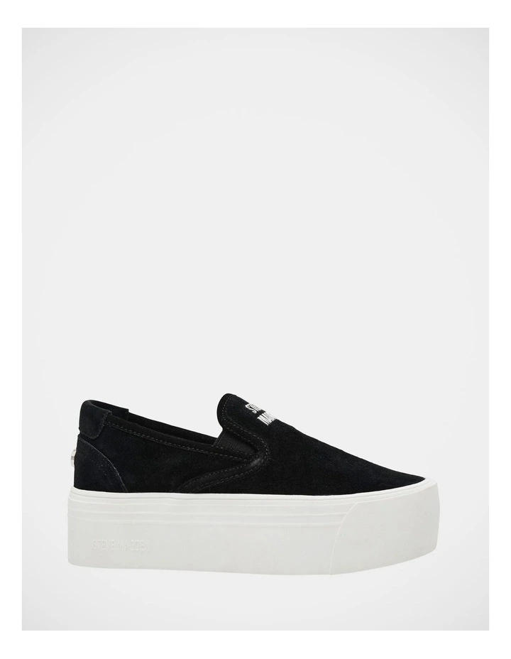 Clifftop Sneakers in Black Suede image 1