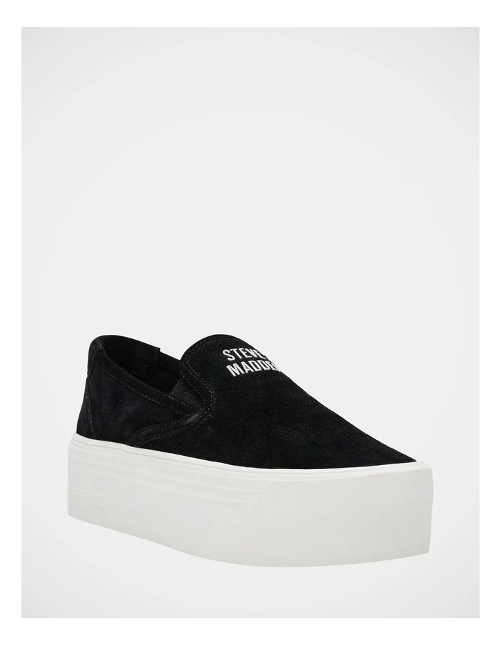 Clifftop Sneakers in Black Suede image 2