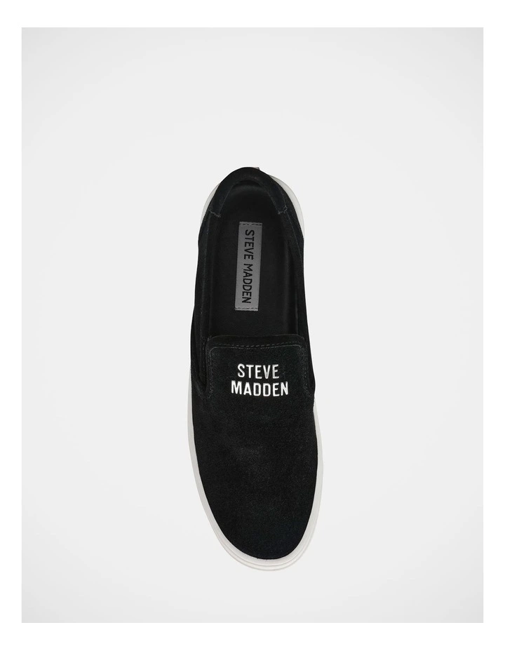 Clifftop Sneakers in Black Suede image 4