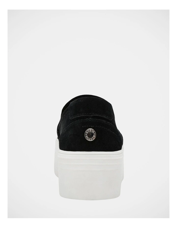 Clifftop Sneakers in Black Suede image 6