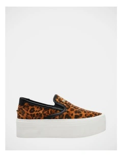 Clifftop Sneakers in Leopard Suede