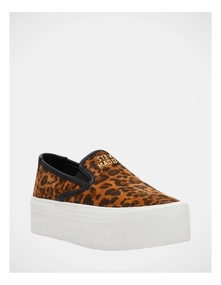 Clifftop Sneakers in Leopard Suede image 2