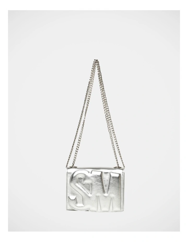 BZoie Crossbody Bag in Silver image 1