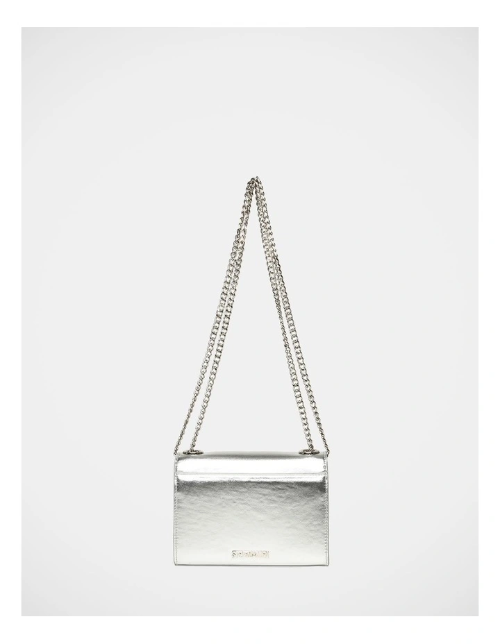 BZoie Crossbody Bag in Silver image 4