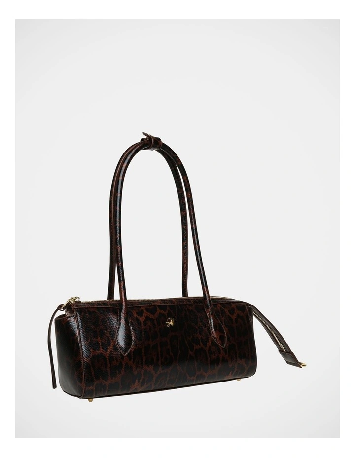 Beemie Shoulder Bag in Brown image 2