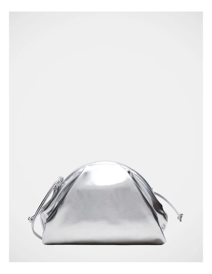 BHailee Clutch Bag in Silver image 1