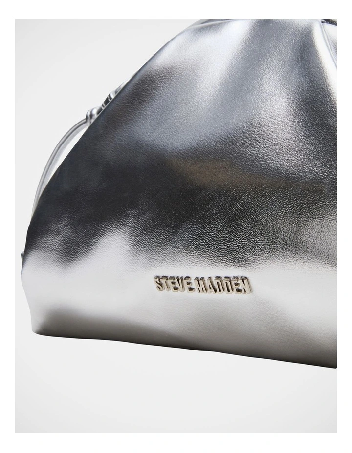 BHailee Clutch Bag in Silver image 5