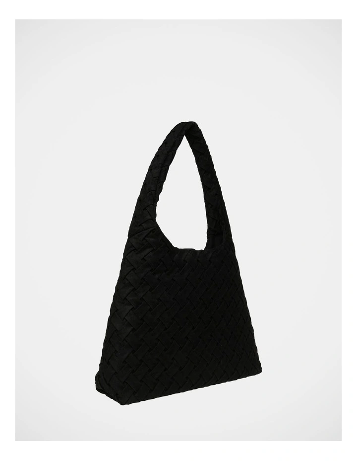 BRhianon Hobo Bag in Black/Silver image 2