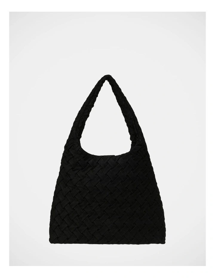 BRhianon Hobo Bag in Black/Silver image 4