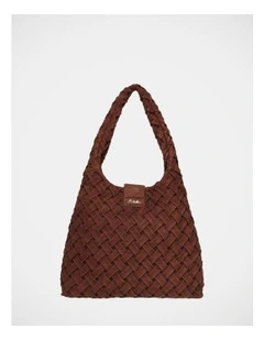 BRhianon Hobo Bag in Chocolate/Gold