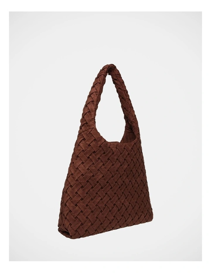 BRhianon Hobo Bag in Chocolate/Gold image 2