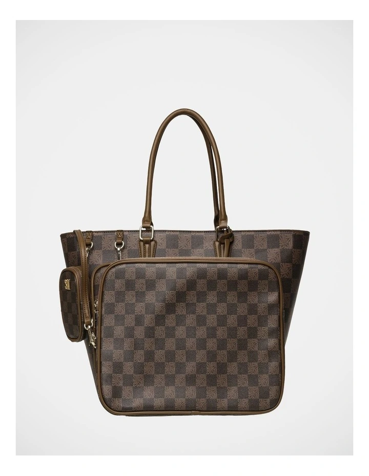 BJude-7 Tote Bag in Olive/Gold image 6