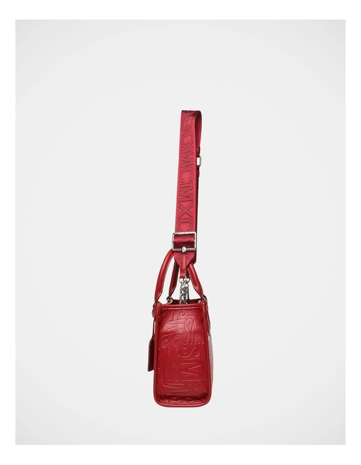 BRolin Tote Bag in Red/Silver image 3