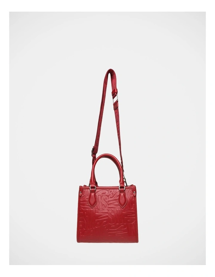 BRolin Tote Bag in Red/Silver image 4