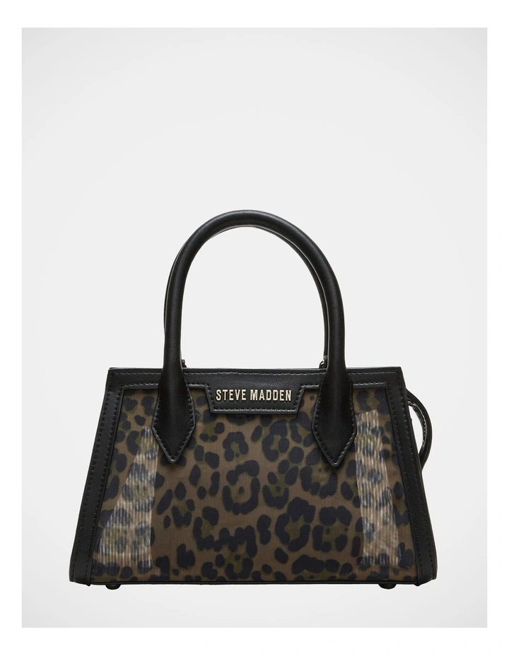 BPeachy Top Handle Bag in Leopard image 1