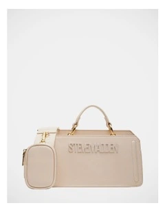 BEvie Top Handle Bag in Cream