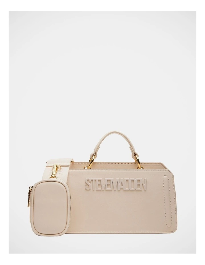 BEvie Top Handle Bag in Cream image 1