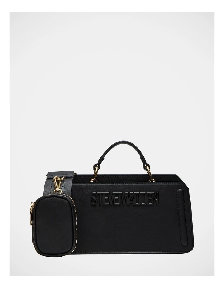 BEvie Top Handle Bag in Black image 1