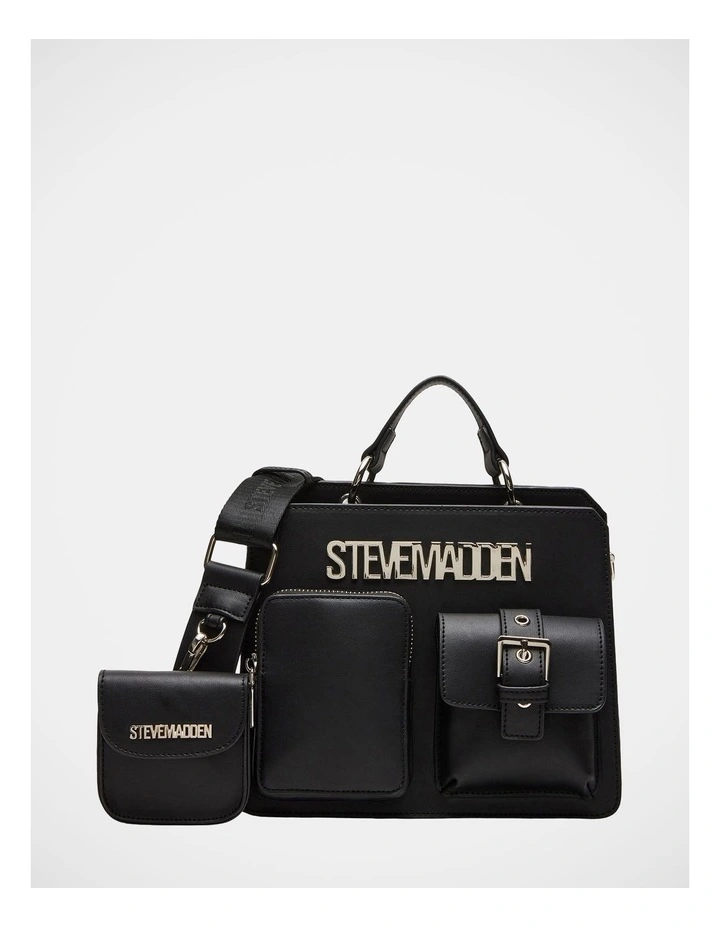 BEvelynu Top Handle Bag in Black image 1