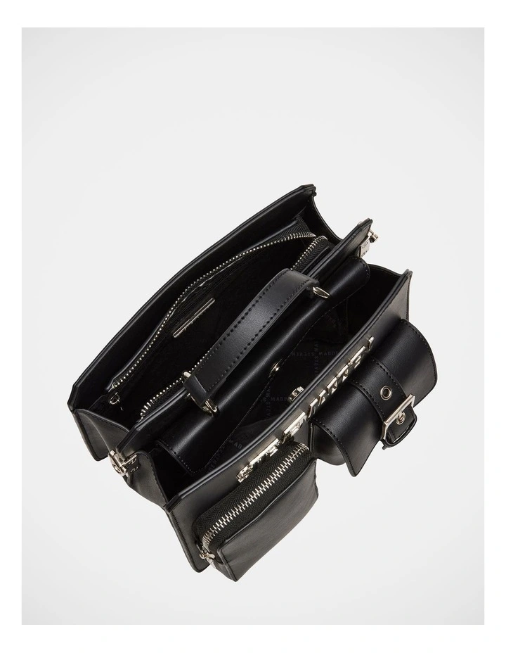 BEvelynu Top Handle Bag in Black image 5
