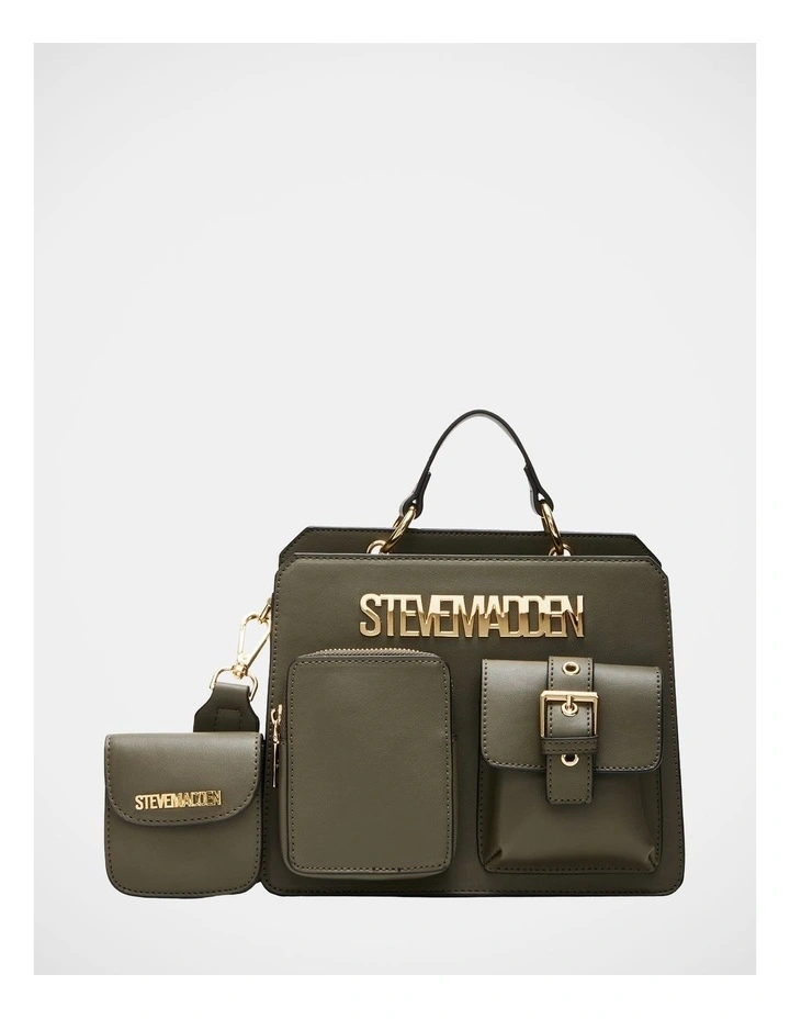 BEvelynu Top Handle Bag in Olive image 1